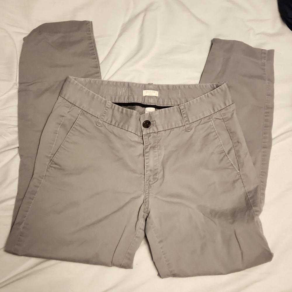J.Crew Factory Frankie ankle chino khakis